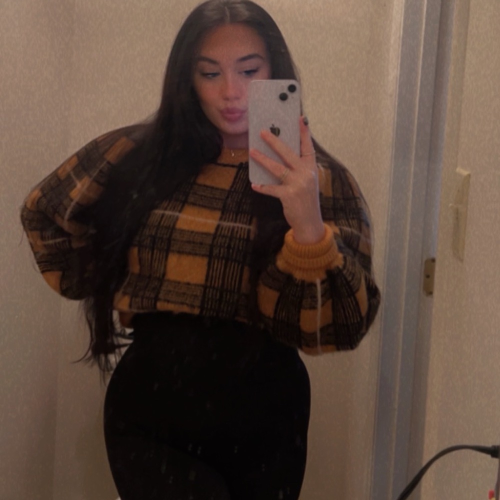 Zara Plaid Sweater